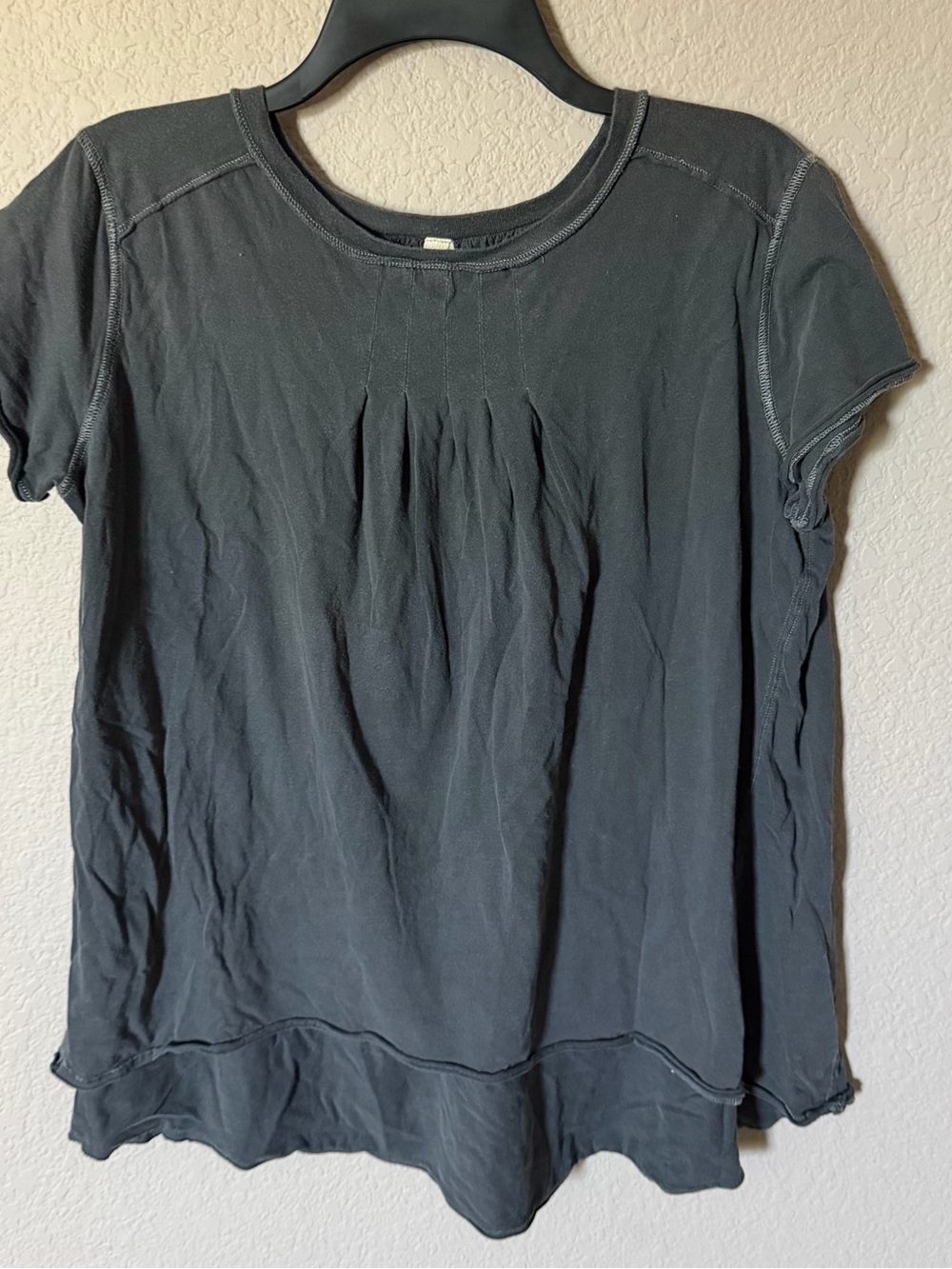URBAN OUTFITTERS Womens TP XS Oversized Short Sleeve Wide Top T-Shirt Gray